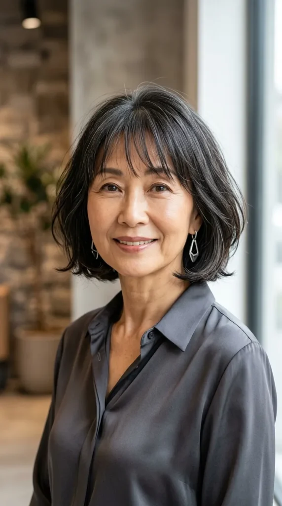 Bob with Wispy Bangs