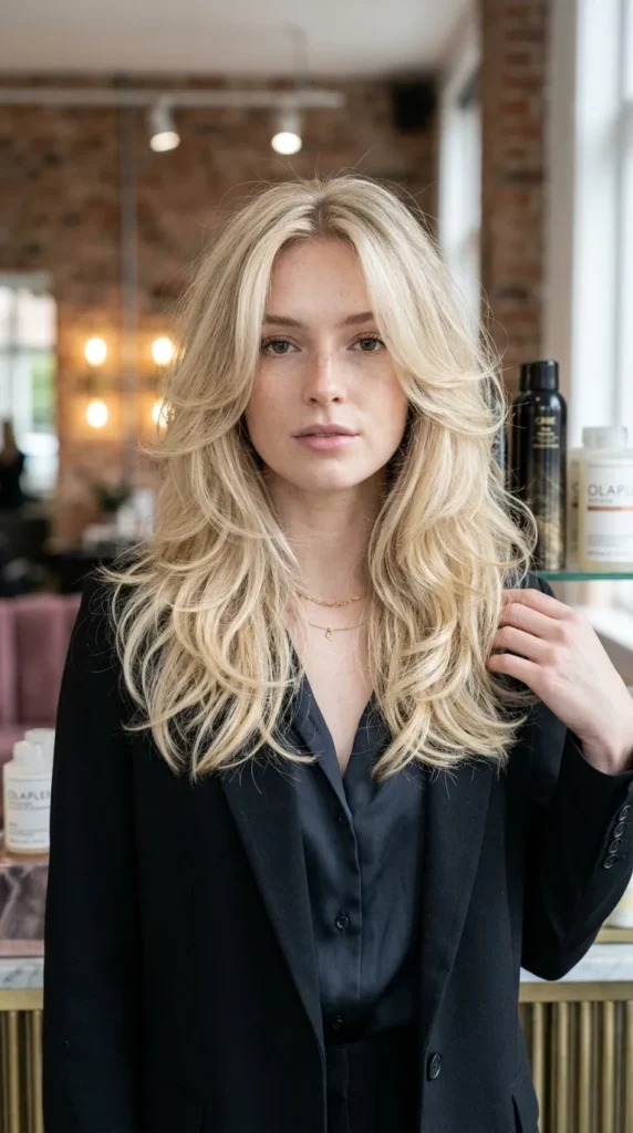 Butterfly Cut with Invisible Layers for Natural Fullness