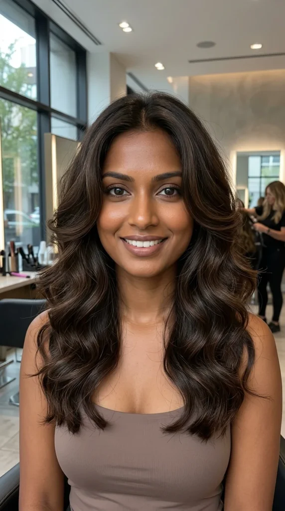 Butterfly Haircut for Thin Hair with Soft Waves
