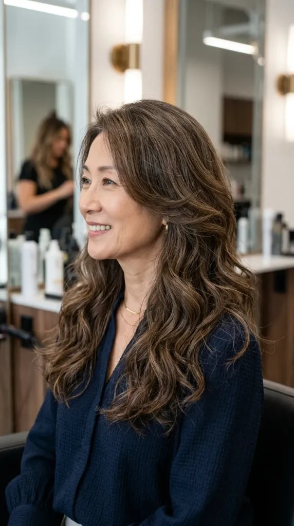 Butterfly Haircut for Wavy Long Hair