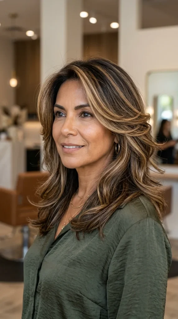 Butterfly Haircut with Dimensional Balayage