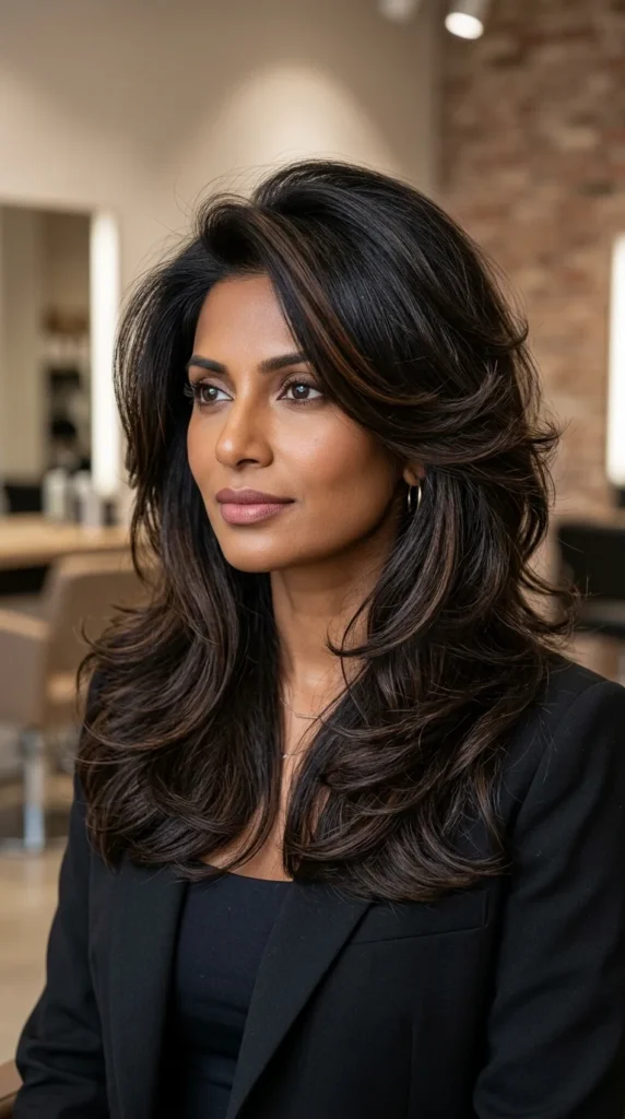 Butterfly Haircut with Luxe '90s Blowout Layers