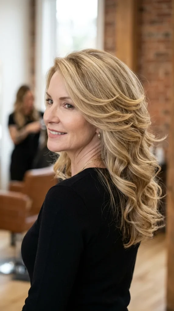 Butterfly Haircut with Soft Ribbon Curls