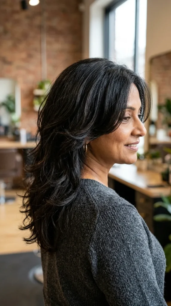 Butterfly Haircut with Textured Layers for Extra Movement