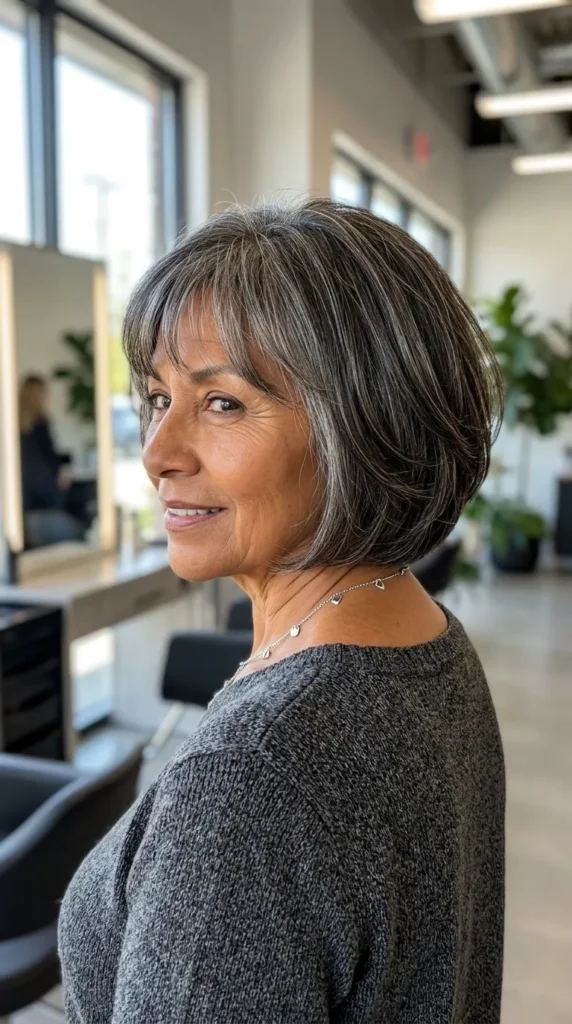 Chic Bob with Light Fringe