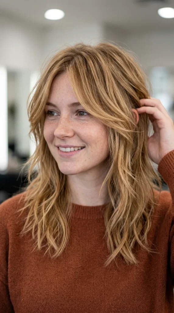 Choppy Butterfly Haircut for Extra Texture