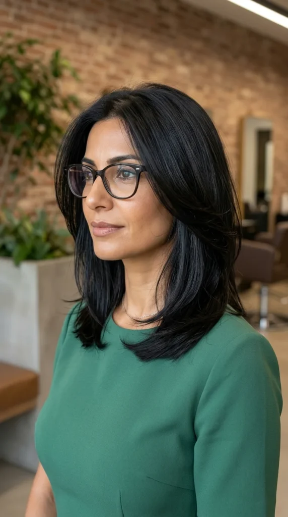 Collarbone Bob with Layers