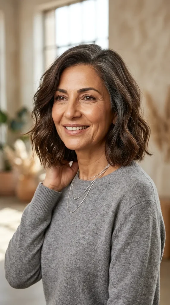Side-Part Bob with Soft Waves