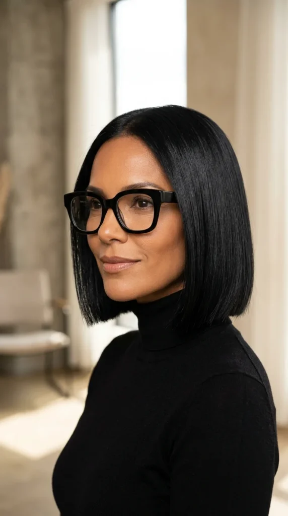 Sleek Straight Bob