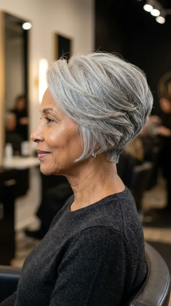 Tapered Bob with Lifted Back