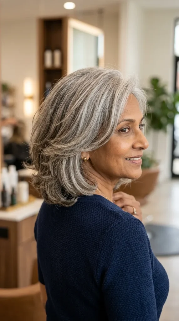 Textured Lob for Thin Hair