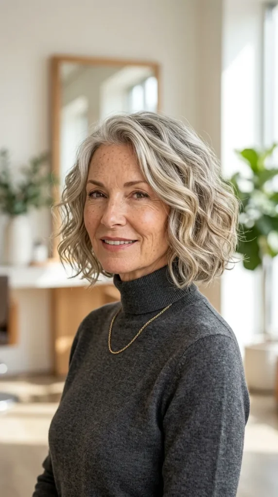 Wavy Bob with Natural Texture