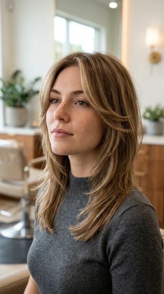 Wispy Butterfly Haircut with Face-Framing Layers