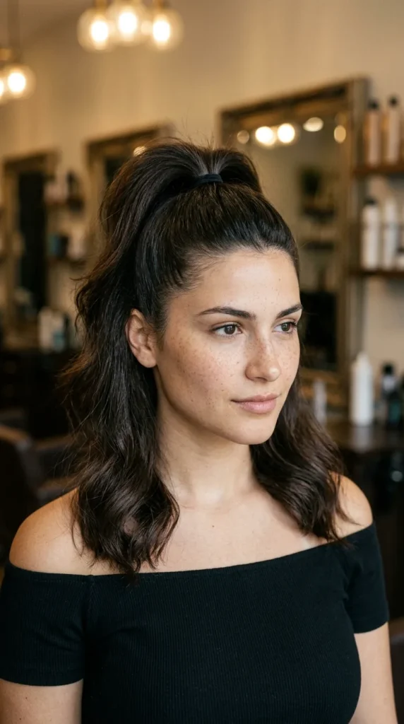 Half-Up 80's Ponytail
