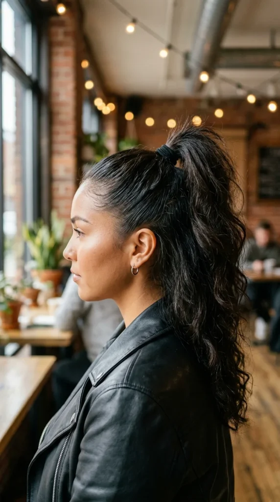 Prom-Inspired 80's Ponytail