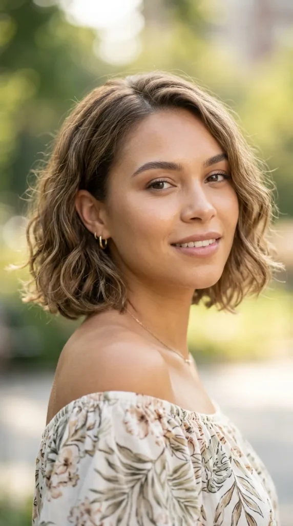 Air-Dry Bob for Thin Hair