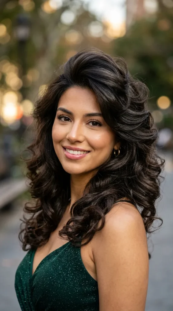 Airwrap-Inspired Bouncy Blowout