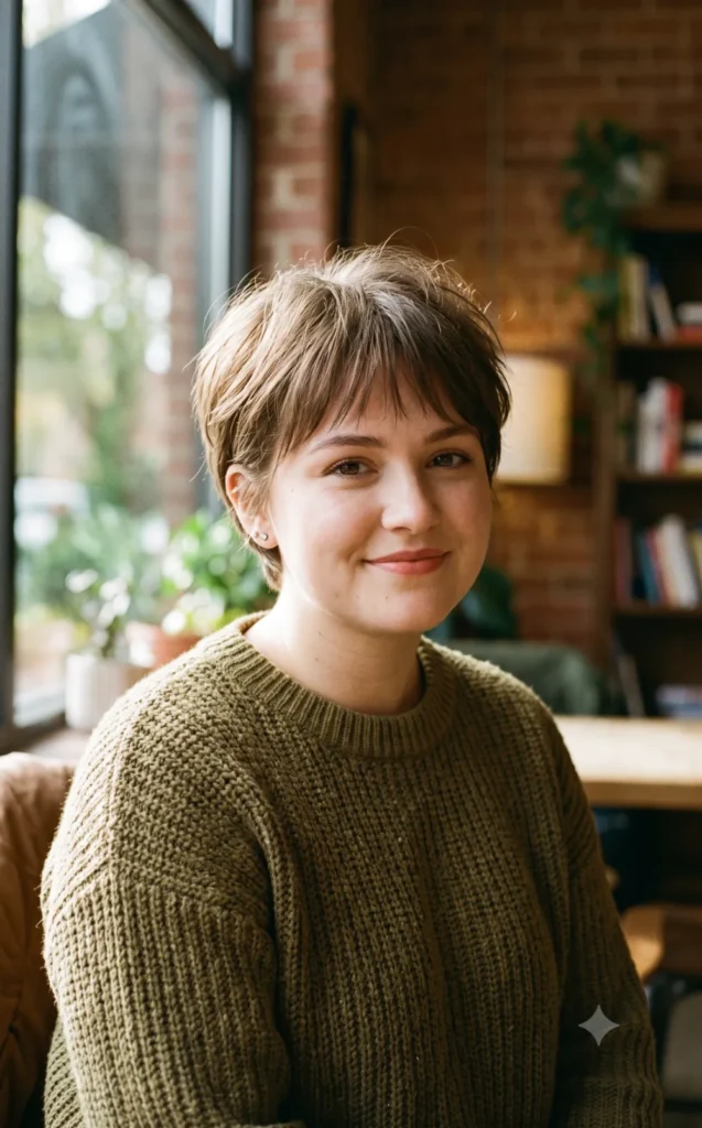 Airy Pixie with Wispy Fringe