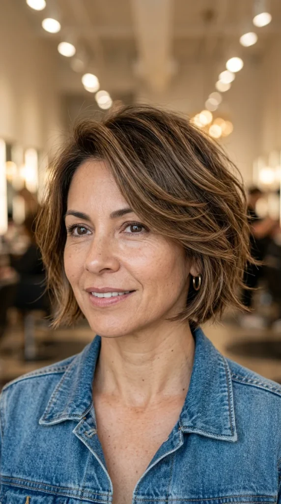 Airy Razor Cut Bob