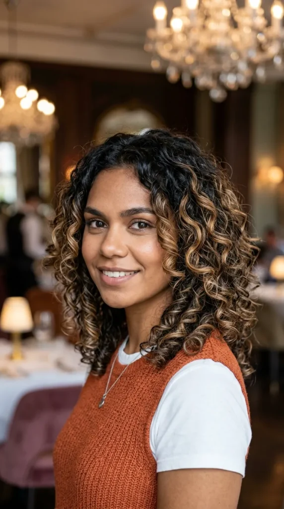 Balayage Curly Hair