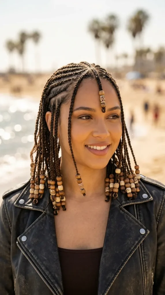 Beaded Fulani Braids