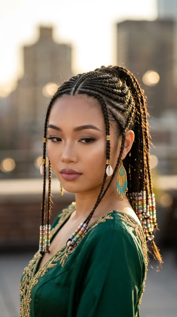 Beaded Fulani Ponytail