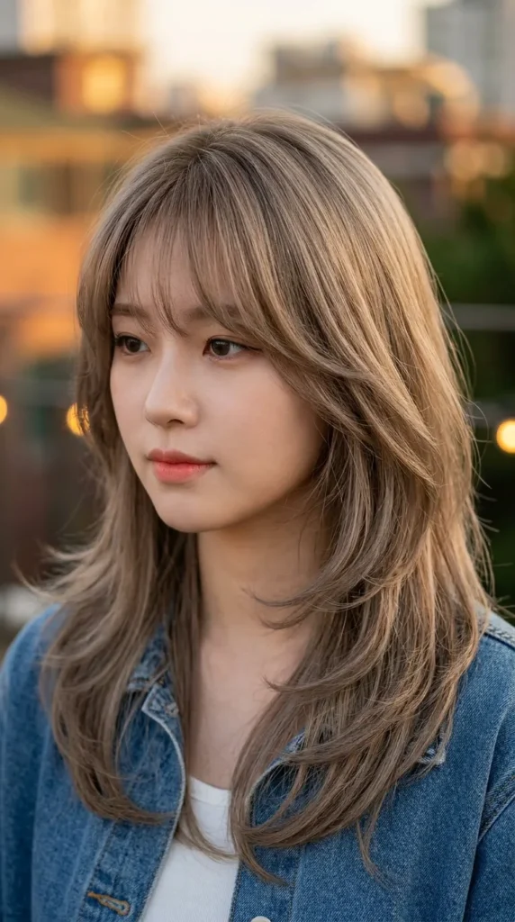 Beige Brown Korean Layers