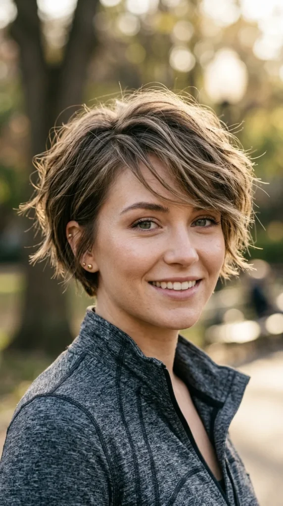 Bixie Cut with Textured Volume