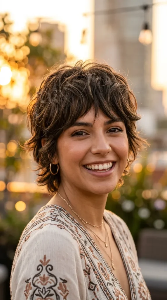 Bixie Haircut for Oval Face