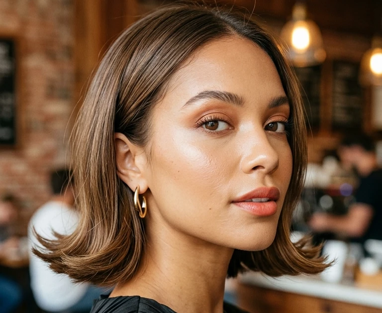 Bob Hairstyles for Round Face Women