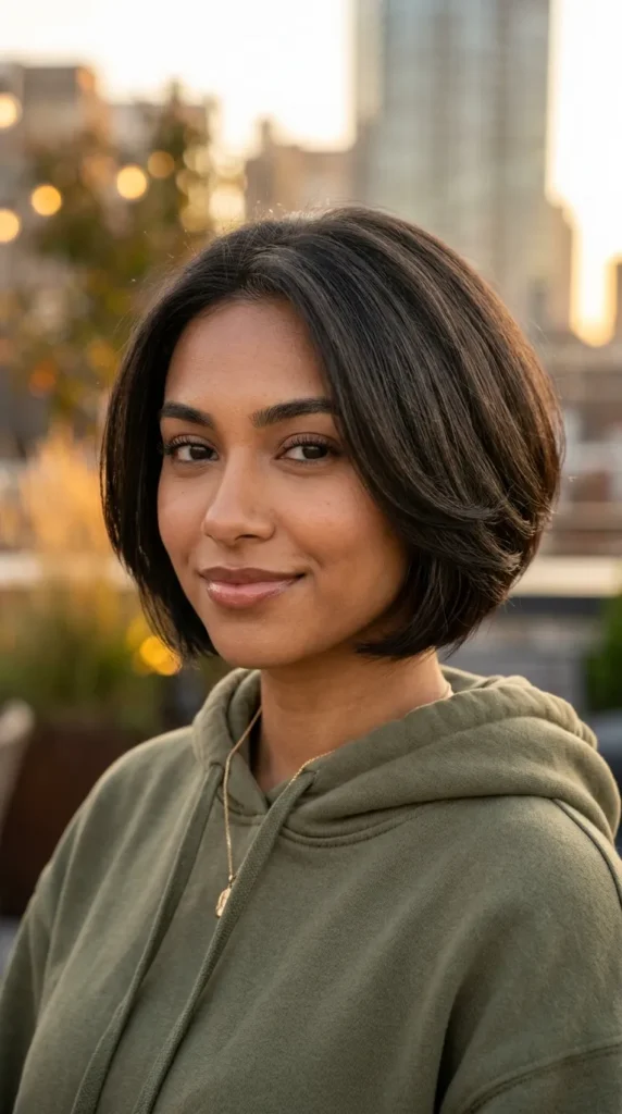 Bob for Thin Hair with Soft Graduation