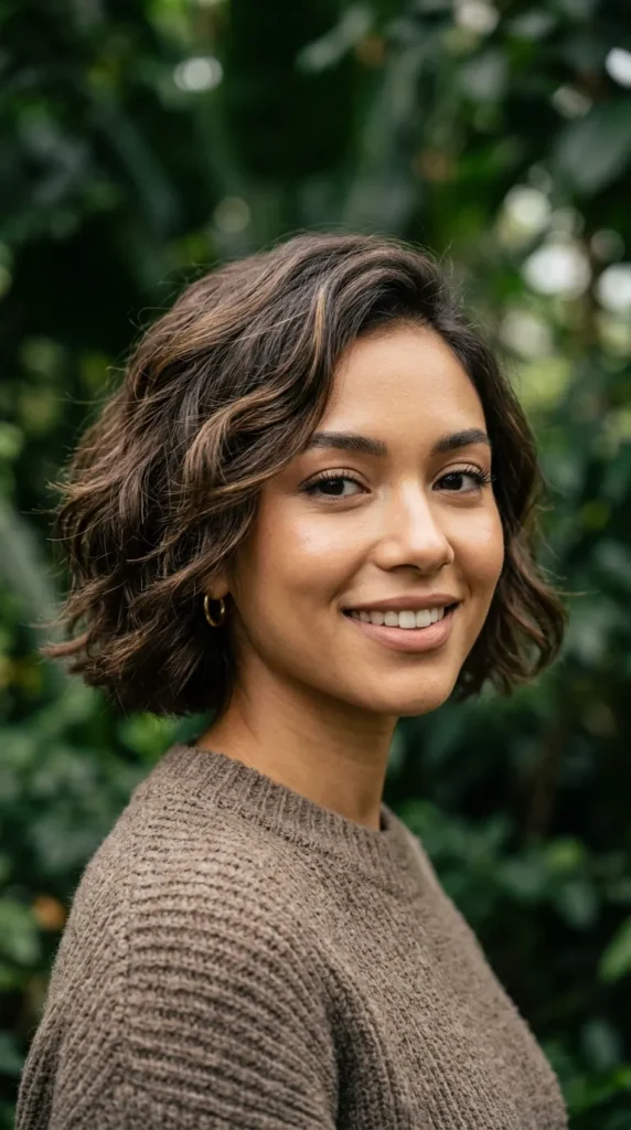 Bob for Thin Hair with Subtle Waves