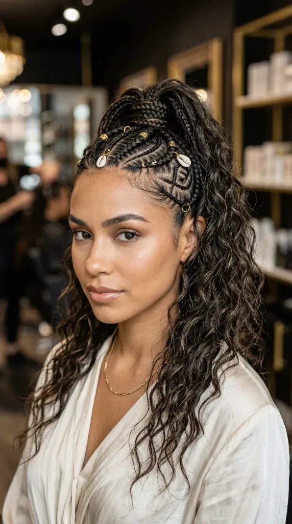 Bohemian Fulani Ponytail