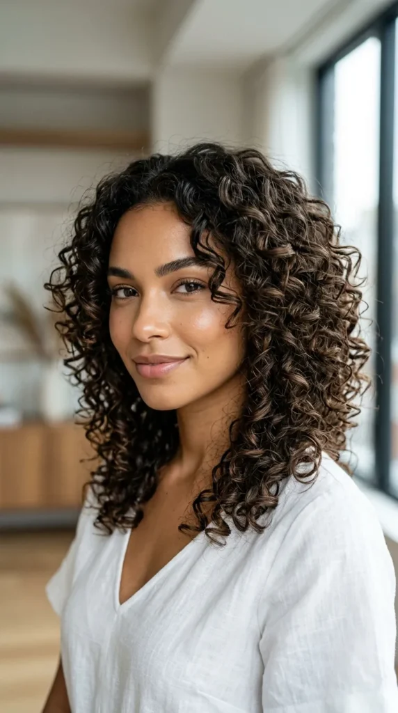 Bouncy Curls with Graduated Layers