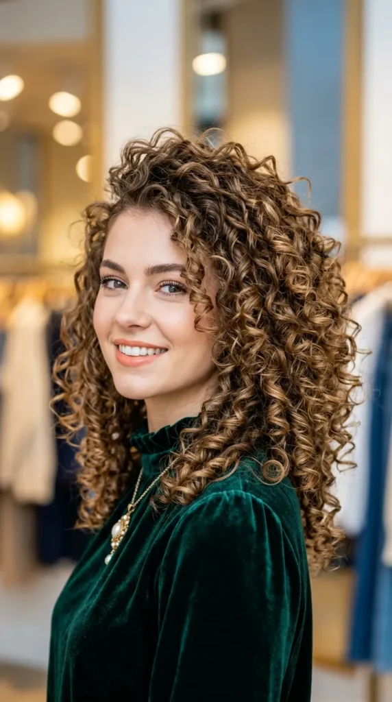Bouncy Spiral Curls