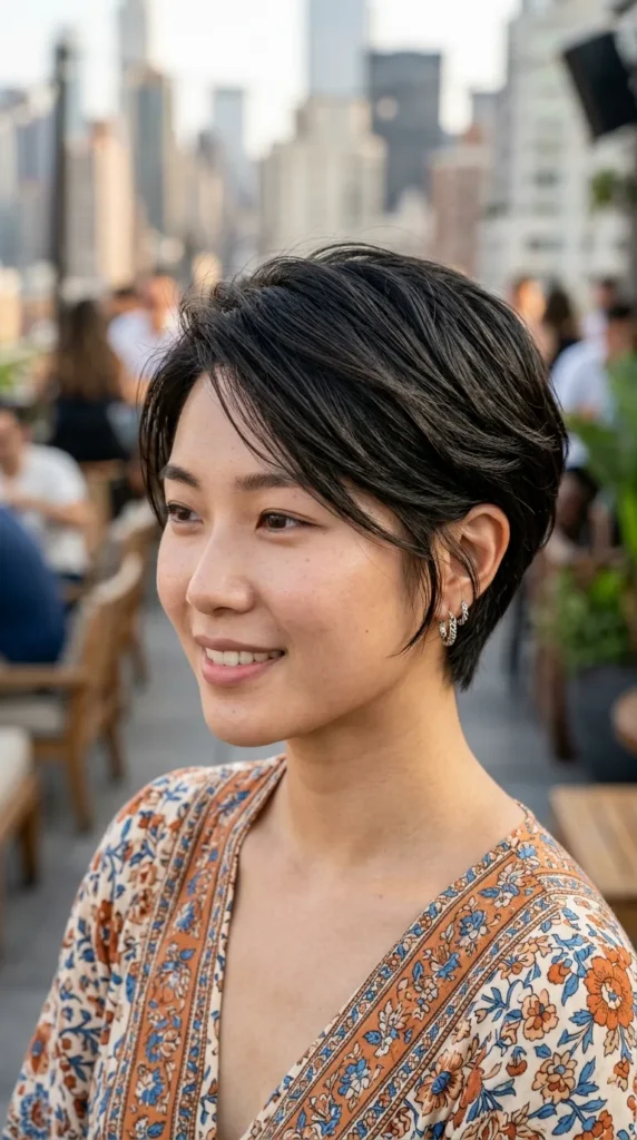 Boyish Pixie for Oval Face