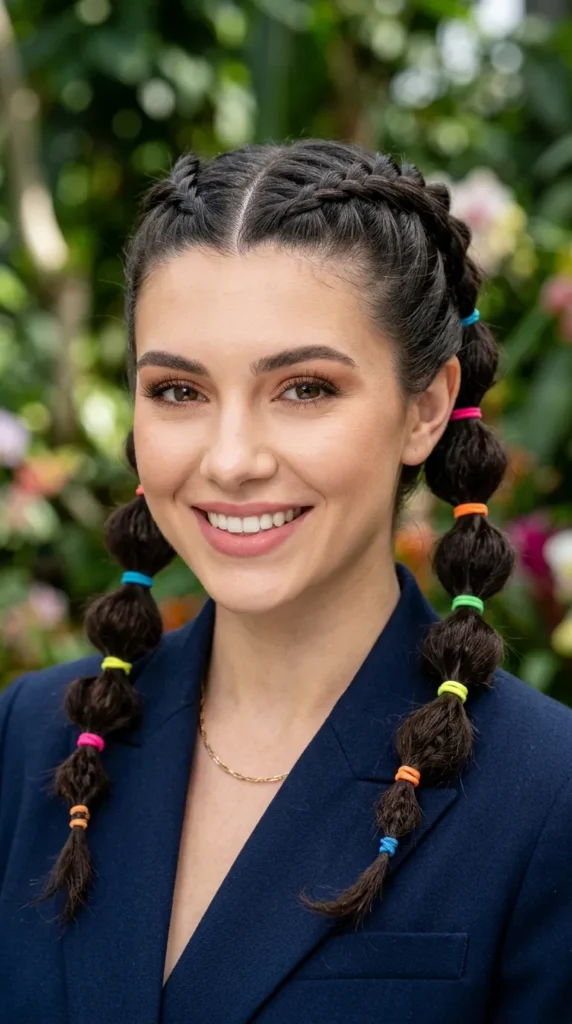 Braided Bubble Pigtails