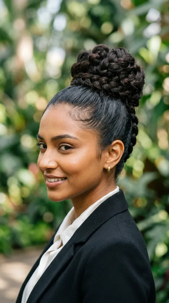 Braided Ponytail Bun Combo