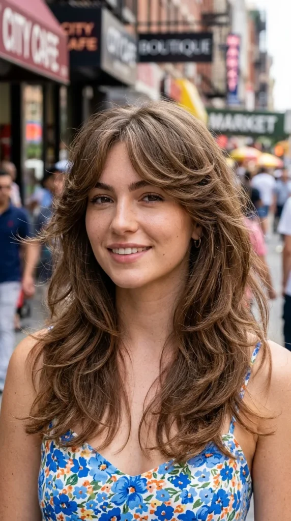 Butterfly Bangs with Butterfly Layers