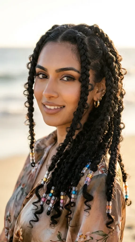 Butterfly Braids with Beads