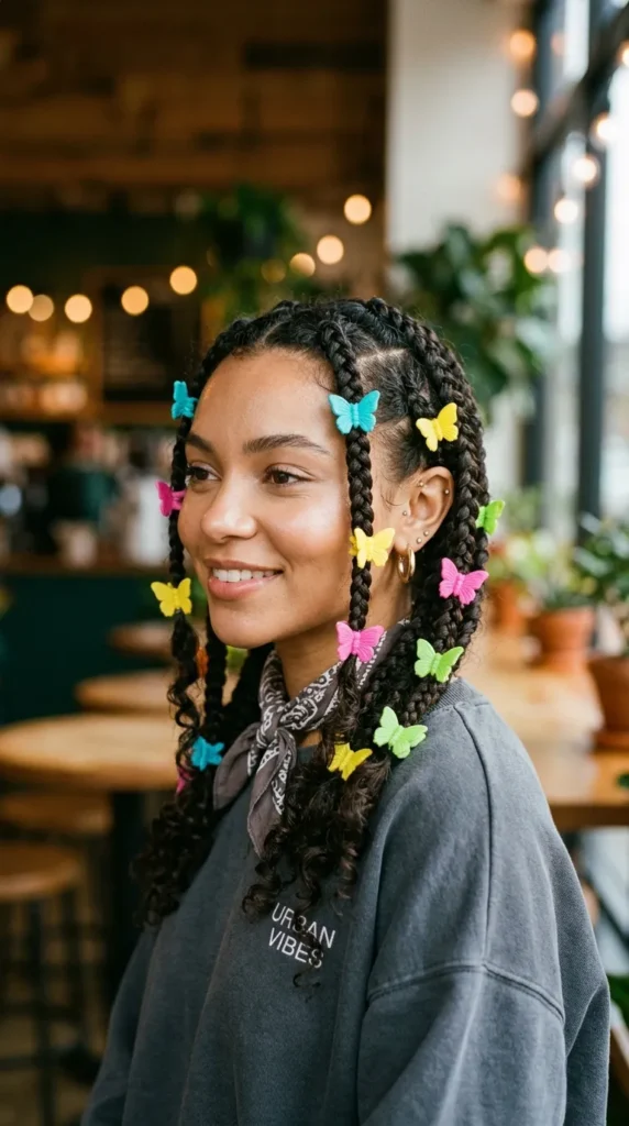 Butterfly Clip Braids