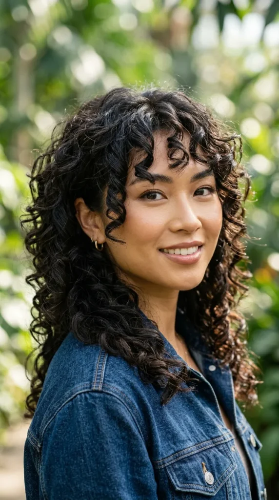 Butterfly Curly Layered Haircut