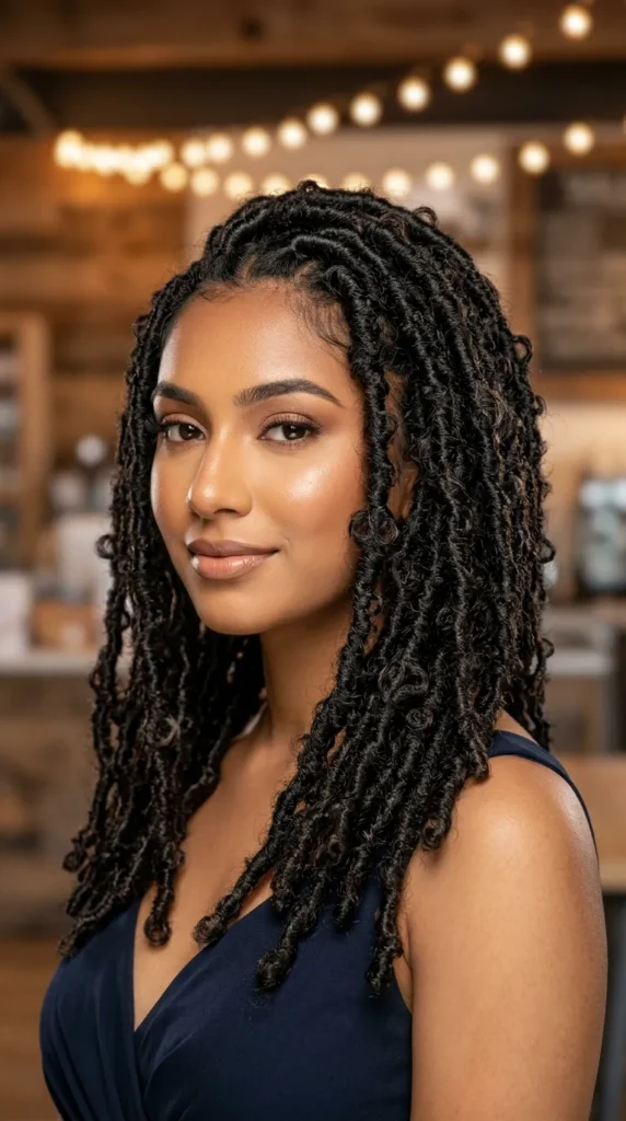 Butterfly Locs Birthday Look