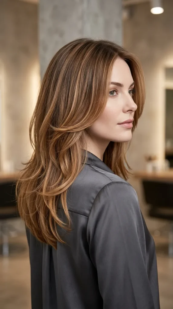 Caramel Balayage U Layers