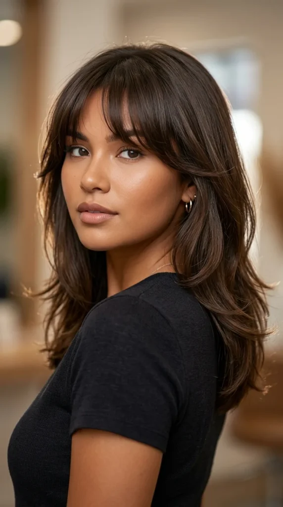 Center-Part Curtain Bangs