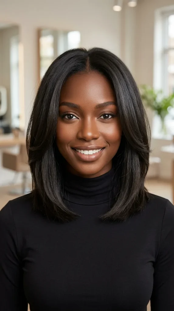 Chic Medium Layered Lob