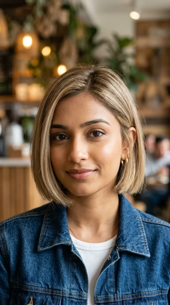 Chin-Length Bob for Thin Hair