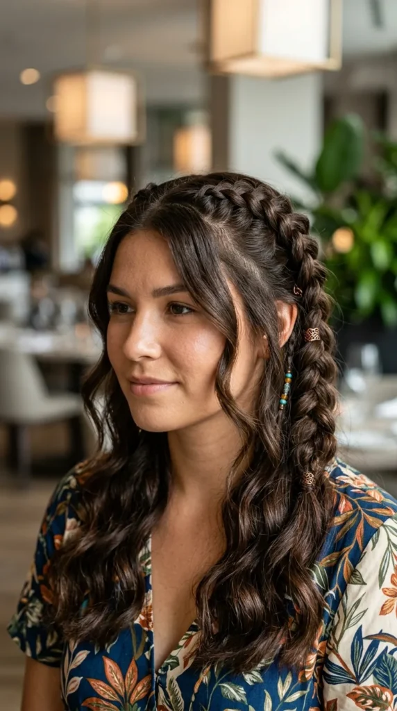Chocolate Brown Long Hair
