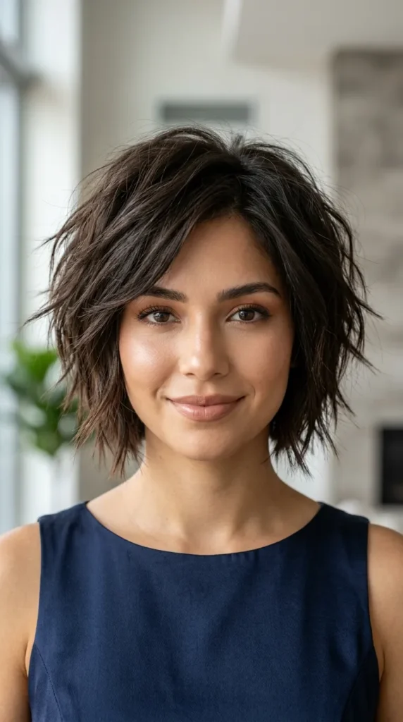 Choppy Bob for Thin Hair
