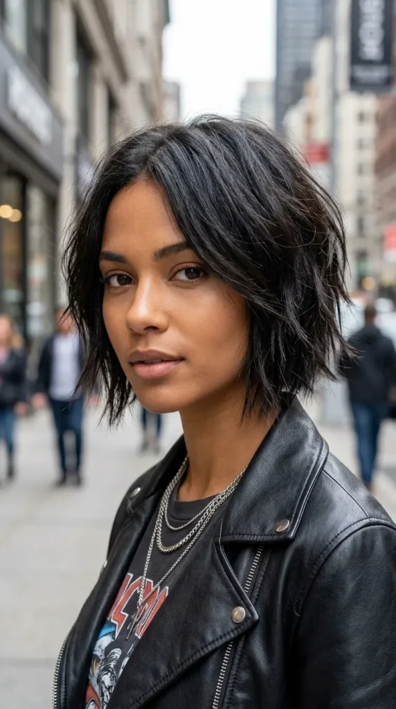 Choppy Bob with Textured Ends